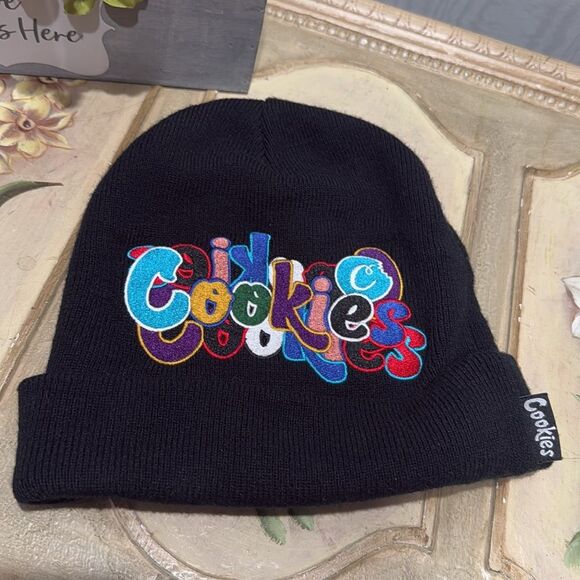 Cookies Infamous Black Knit Beanie Embroidered Unisex main image 12